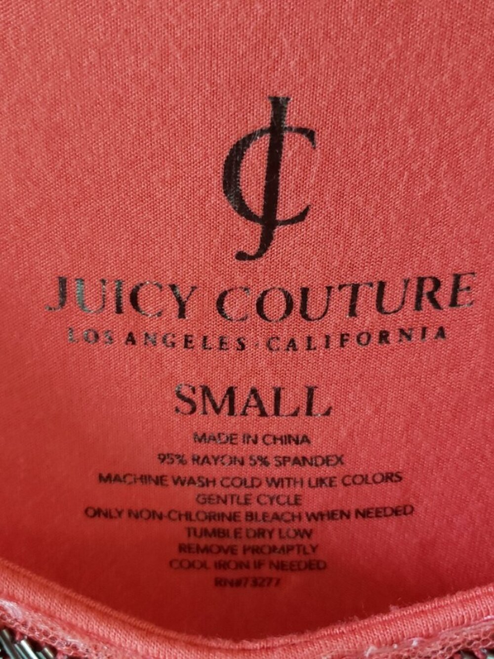 Juicy Couture Dress Sleeveless Coral Mini - Picture 3 of 4